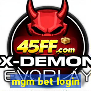 mgm bet login